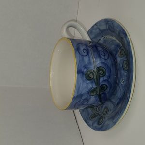 Italian (breakfast) Latte Cup and Saucer